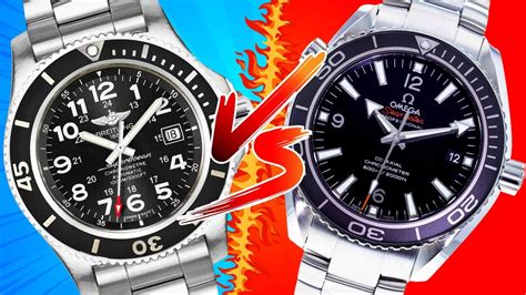 breitling vs omega scuba.